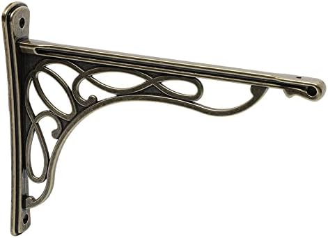 10 inch bracket shelf brackets cast iron metal, package contents
