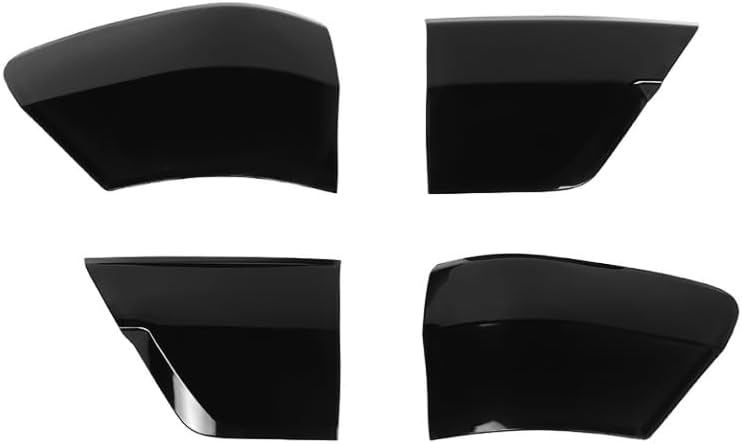 JWWY Taillight Rear Light Lamp Tail Lamp Cover Trim Embellishment Ornamentation Fit for 2011-2013+Jeep Grand Cherokee Exterior Accessories 2pcs Blackened