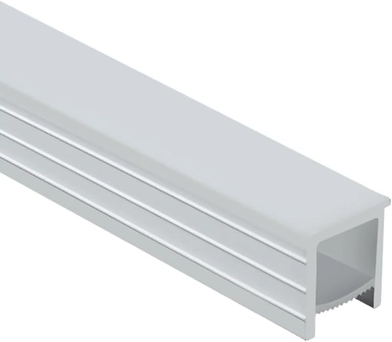 White/Black Silicone Neon Diffuser Tube 1-10m Length, 6-15mm LED Strip Width - Anti-Light Leakage, Soft & Bendable for Custom Shapes(F1210 White,1meter)