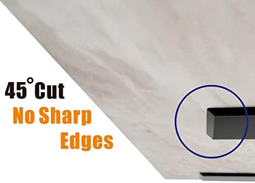 （2-pack） free hanging t shelf bracket, solid heavy, front angle view