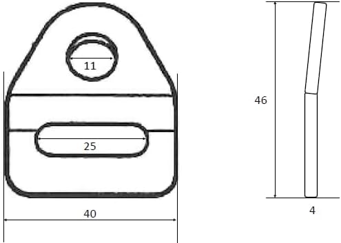 TRS Motorsport Fabric Door Handle Pull, Boot Trunk Strap, Grab Handle, Fixed Length,1400KG High Strength Webbing, 8 Colour Options - Made in The UK (Black)