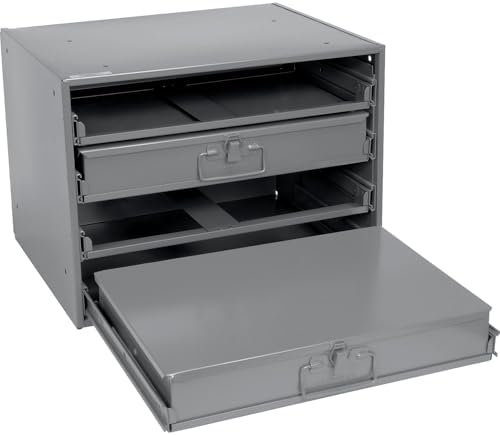 global industrial durham steel compartment box rack with, package contents