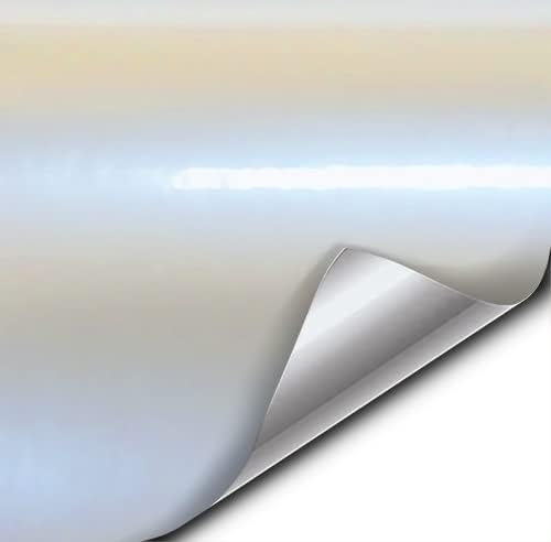 vvivid space pearl metallic white gloss vinyl wrap, main product view