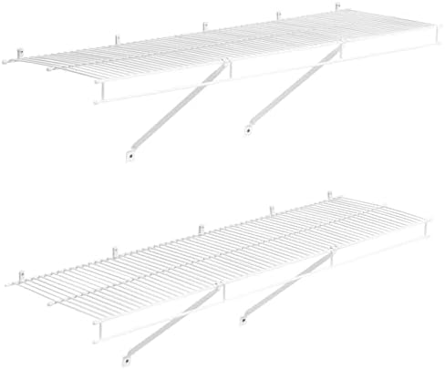vevor wire shelf kit, 4 ft, set of, view 9