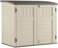 suncast 34 cu ft capacity horizontal outdoor storage, main product view