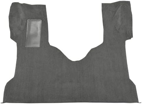 Auto Carpet Floor Liner - Passenger Area - Molded Cutpile - fits 1999-2019 Ford E-350 Super Duty Van - fits Gas or Diesel (Dark Gray)