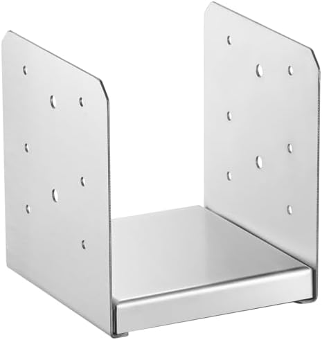 vevor post base, 10pcs 6"x 6" stainless steel, view 11