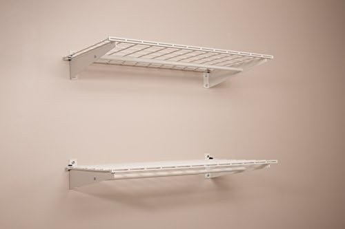 hyloft 2-pack heavy duty steel wall garage shelving, package contents