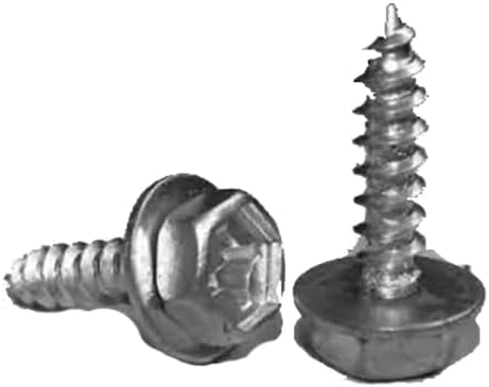 Autobahn88 HEX-Head Sems Tapping Screw (M5.2x2.15mm) for Bumper Skirt Panel, Compatible with Toyota (OEM# 9015950316, 90159A0001) (Pack of 10)