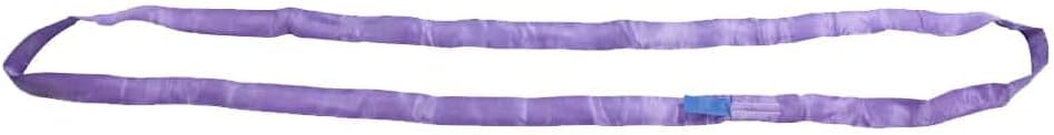 Mytee Products Round Sling 4' Purple 2600# Vertical 2100# Choker 5200# Basket - Purple (4 Pack)