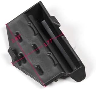 PIT66 Front Right Passenger Side Bumper Lower Grille Tow Hook Cover Compatible with Ford Escape 2013 2012 2013 2014 2015 2016 4-Door CJ5Z17A900AB, CJ5Z-17A900-AB Black