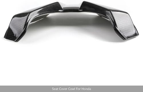 ABS Plastic Motorcycle Rear Seat Cover Cowl Fit for Honda CBR500R 2016 2017 2018 2019 2020 2021 2022 2023 2024 Tail Cover Back Cowl (Carbon Fiber Effect)
