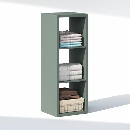 furinno cubic extra thick 3-cube closet organizers and showing dimensions
