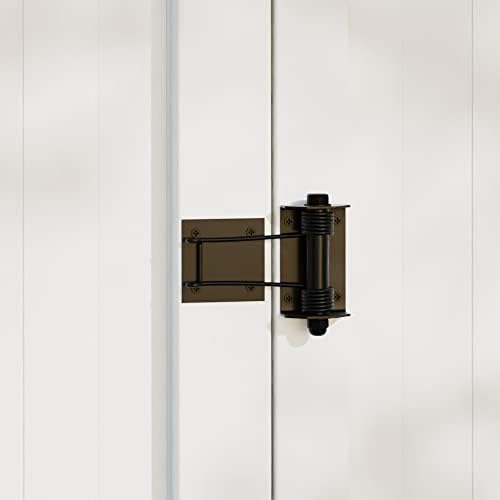 heavy duty flat gate closer, powder coated, self, package contents