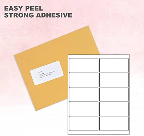 besteasy 10-up address labels,/address mailing labels 500 sheets, package contents