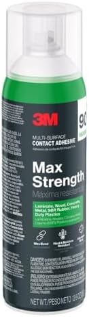 3m max strength 90 contact adhesive spray, 12.6 showing dimensions
