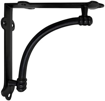 nach decorative shelf brackets, 4 pack of 7.25, front angle view