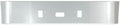 Replacement For FREIGHTLINER CENTURY 112 YEAR 1999 20 IN CHROME BUMPER 10 GAUGE WTOW AND STEP HOLES by Technical Precision
