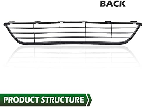 GRAND ORANGE Front Bumper Grille Compatible with Toyota Yaris Sedan 2007-2008 (4 door model) 5311252240 TO1036108