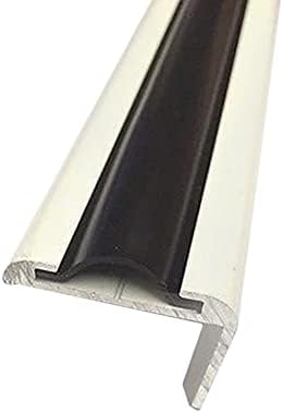 Black Vinyl 5/8" Insert Molding Trim Screw Cover RV Camper Travel Trailer (Black, 25 feet)