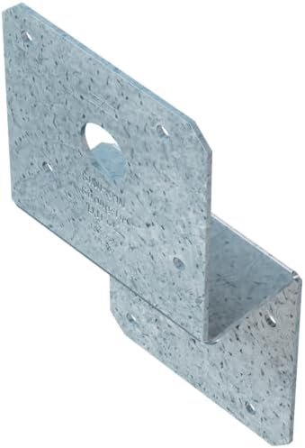 simpson strong-tie djt14z djt 14-gauge zmax galvanized deck showing dimensions