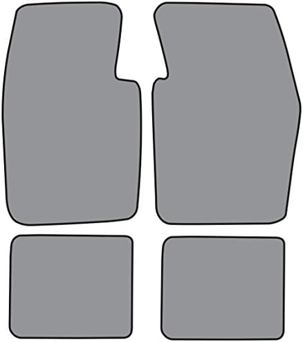 Carpet Floor Mats - Complete Die Cut Loop - fits 1970-1973 Plymouth Cuda (Black)