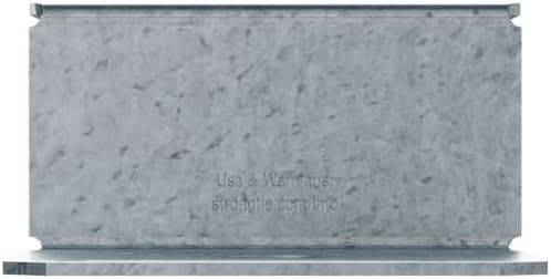 simpson strong-tie djt14z djt 14-gauge zmax galvanized deck, side view
