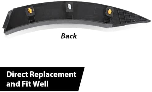 G-PLUS Rear Right Fender Molding Wheel Flare Garnish Compatible with 2013-2018 Hyundai Santa Fe Sport 2.0L & 2.4L US #877424Z000 Smooth PP Plastic