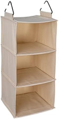 household essentials cedarline 3-shelf hanging closet organizer, heavy-duty, main product view