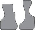 Pattern Cutpile Front Row Carpet Floor Mats - fits 1978-1980 Dodge B200 Van (Black)