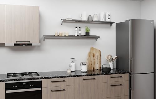 amgood 6 in. x 48 in. stainless steel on a desk or shelf