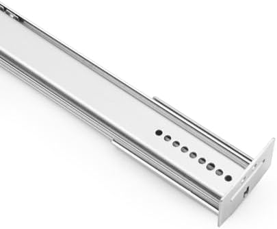 lontan 5 pcs center mount drawer slides 14, front angle view