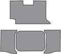 Part Synergy replacement For 1962-1964 Chevrolet Impala Trunk Mat 2DR Convertible in Carpet with Pad 01 Black Loop 2DR Convertible Die Cut