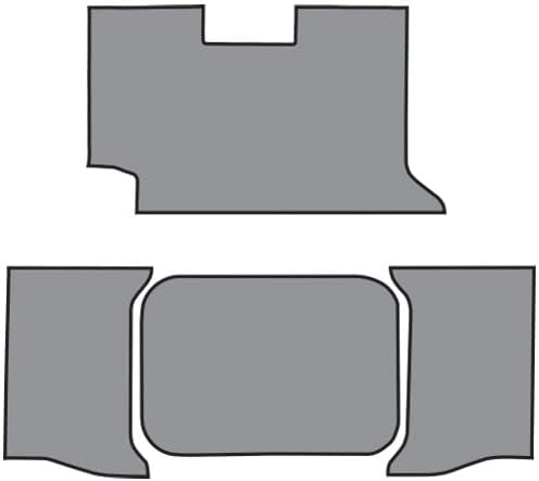 Part Synergy replacement For 1962-1964 Chevrolet Impala Trunk Mat 2DR Convertible in Carpet with Pad 01 Black Loop 2DR Convertible Die Cut