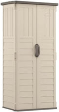 suncast vertical outdoor storage shed with all-weather construction, main product view