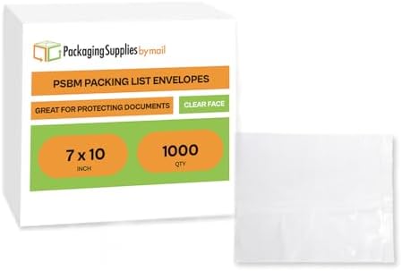 psbm 1000 pcs 7 x 10 inch clear shown in use