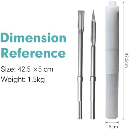 sds-max shank rotary hammer chisel set, package contents