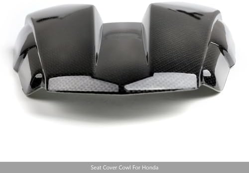 ABS Plastic Motorcycle Rear Seat Cover Cowl Fit for Honda CBR500R 2016 2017 2018 2019 2020 2021 2022 2023 2024 Tail Cover Back Cowl (Carbon Fiber Effect)