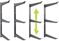 heavy duty wood and lumber storage rack (2-pack), main product view
