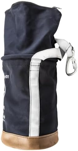 klein tools 5104clrfr canvas bucket, flame-resistant top closing, view 9