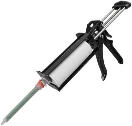250ml dual cartridge adhesive dispenser gun 10:1 mix on a desk or shelf