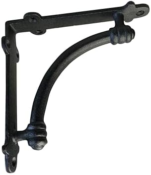 nach decorative shelf brackets, 4 pack of 5.5, front angle view