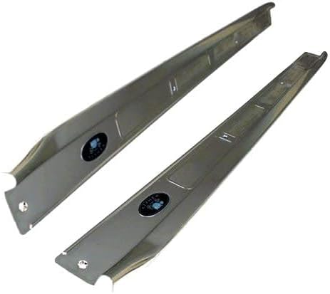 1970-81 Camaro/Firebird Carpet SILL Plates W/Screws - Pair (9819034P)