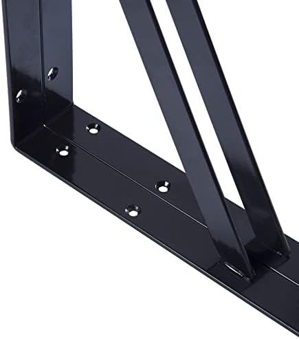 neodrop 12-pack 12 inch heavy duty shelf brackets, side view