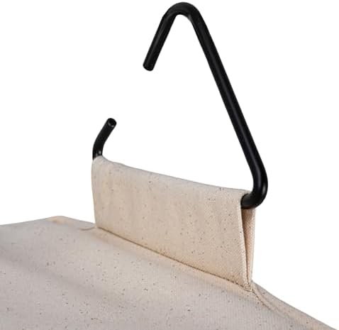 household essentials cedarline 3-shelf hanging closet organizer, heavy-duty showing dimensions