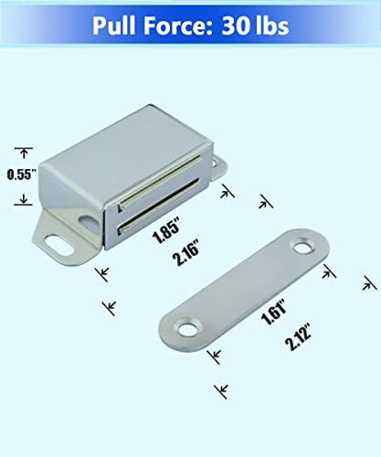 wooch magnetic door catch - 30lb high magnetic shown in use