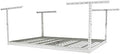 saferacks 4x6 overhead garage storage rack, white, 18"-33", main product view