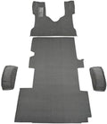 Auto Custom Carpets Replacement Auto Carpet Floor Liner - Molded Cutpile - fits 1999-2014 Ford E-350 Super Duty Ext Van - fits Gas or Diesel Complete (Dark Gray)