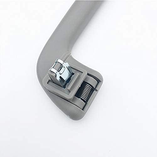Auto Roof Pull Handle Grab Rail Grey with Hook LH=RH Universal for Toyota for Corolla for Rav4 Yaris Vios OEM:74610-52020 (Front Handrail Without Hook(Gray) 1Pcs)
