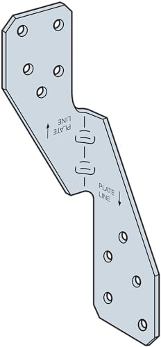 simpson strong-tie h2.5a - galvanized steel 18 gauge, front angle view